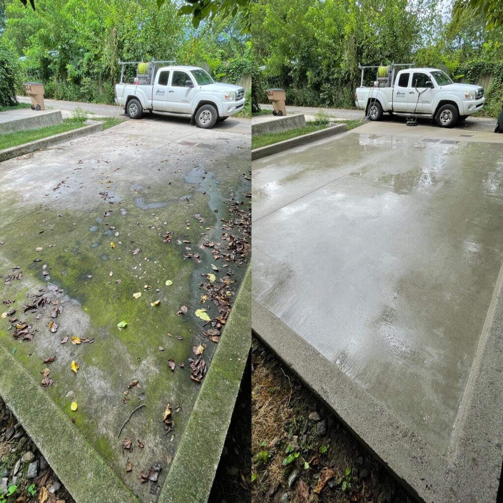 Pressure Washing Driveway Cleaning